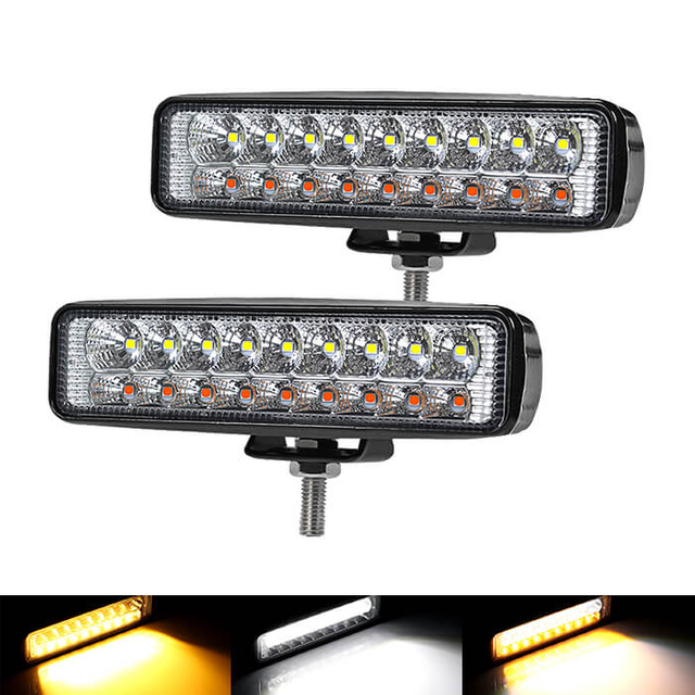 6 بوصة مزدوجة -Color مربعة مارين، السيارات LED أضواء العمل، السيارات أضواء مساعدة السيارات .jg-921s